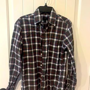 Men’s J Crew plaid dress shirt